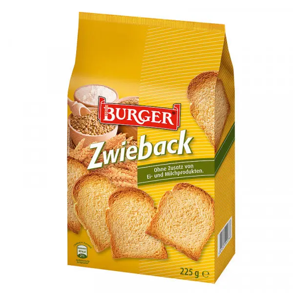 Burger Rusks (Zwieback) – 8 Oz / 225 G 1