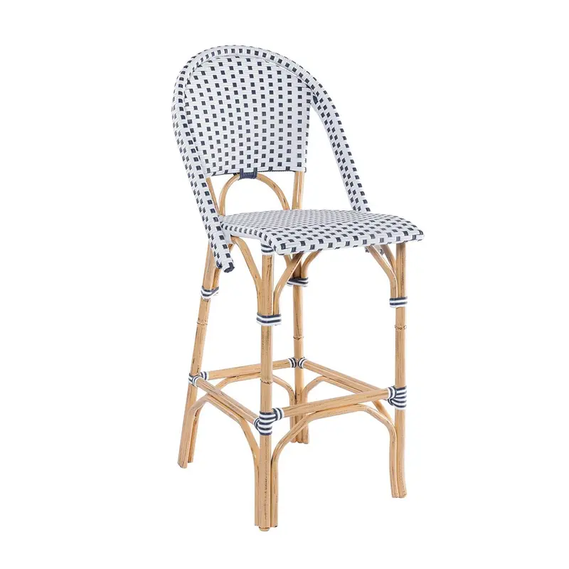Cafe Bar Chair – Aluminum Frame With Comfort Upholstery 1