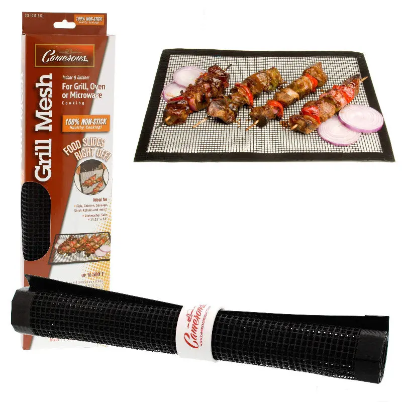 Camerons Reusable Non-Stick Mesh Grilling Mat – Oven & Grill Safe 1