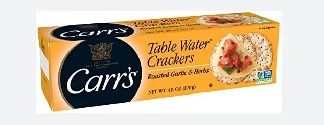 Carr'S Garlic Herb Water Crackers, 4.25 Oz 1