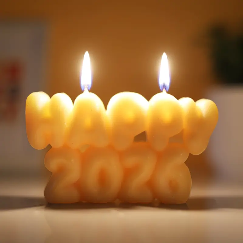 Celebratory 2026 Countdown Candle 1