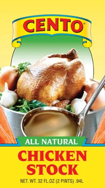 Cento Chicken Stock – 32 Oz Rich & Flavorful Simmering Base 1