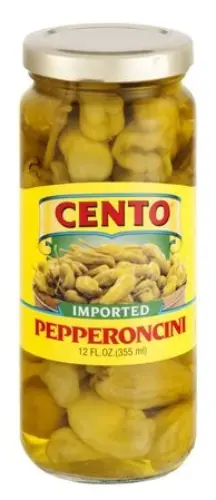 Cento Imported Pickled Pepperoncini – 12 Oz Jar 1