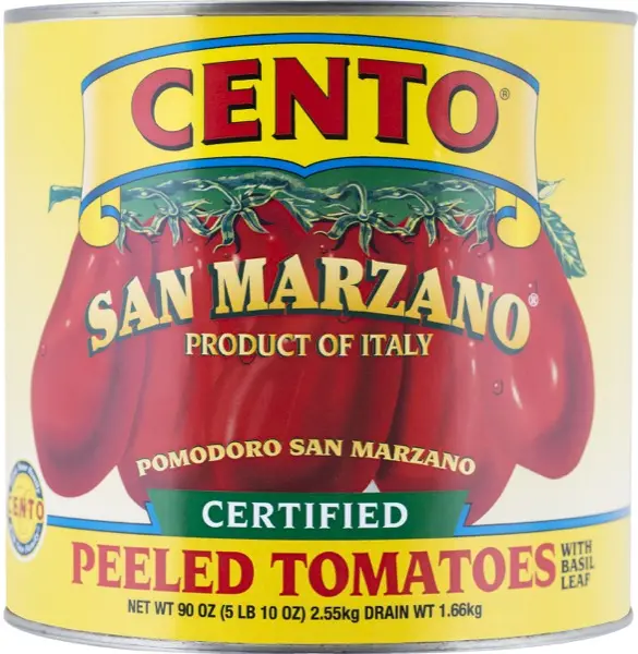 Cento San Marzano Peeled Tomatoes, 90 Oz Canned Whole Plum Tomatoes 1
