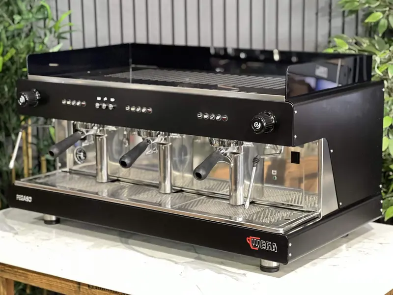 Certified Pre-Owned Wega Pegaso Evd Three-Group Espresso Machine In Black 1