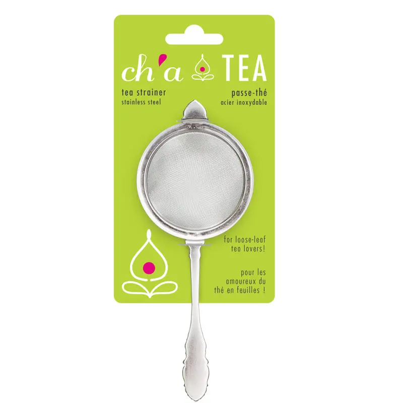 Ch'A Fine-Mesh Stainless Steel Tea Strainer 1