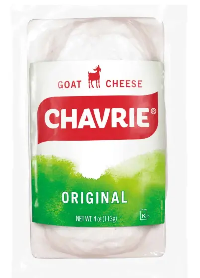 Chavrie Classic Goat Cheese Log – 113G (4 Oz) Soft Ripened Cheese 1