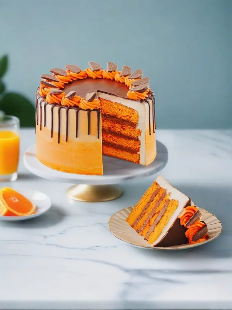 Chocolate Orange Delight Cake – Zesty Gourmet Layered Treat 1