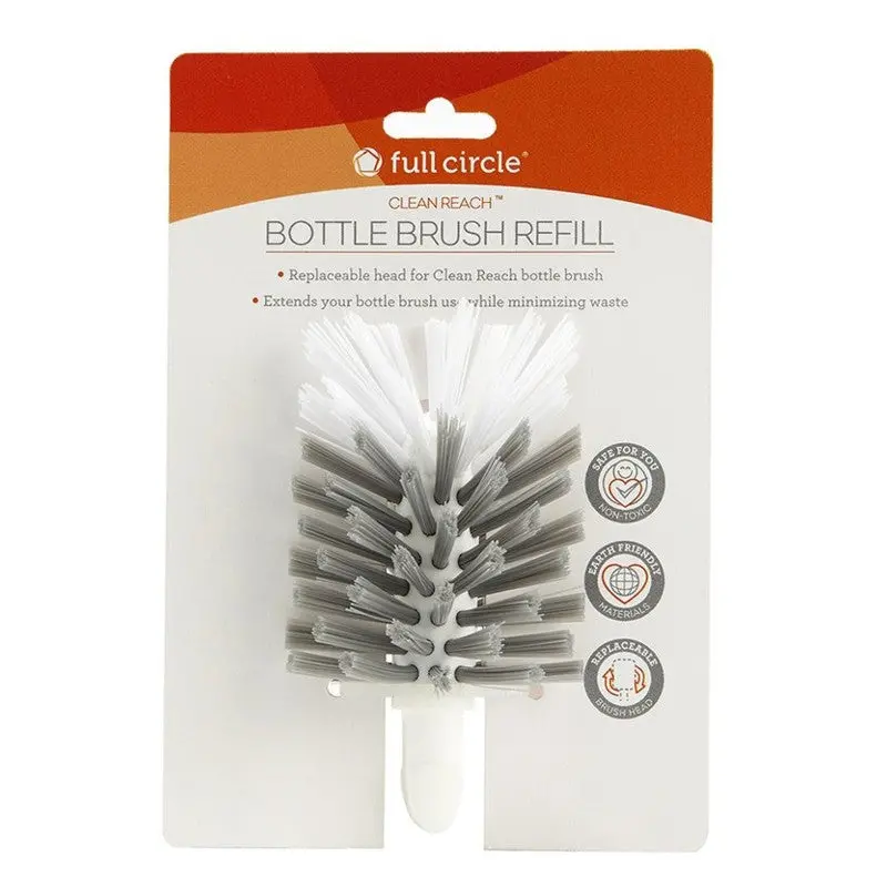 Clean Reach Bottle Brush Refill – Flexible Bristle Head 1
