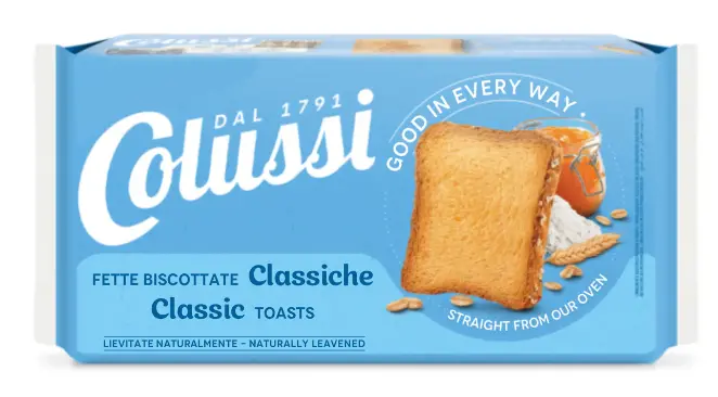 Colussi Classic Toast Crackers – 320G (11.29 Oz) 1