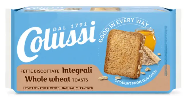 Colussi Whole Wheat Toast Crackers – 320G (11.29 Oz) 1