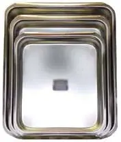 Commercial-Grade Square Stainless Steel Pan – 14.5" × 12" × 2.5" 1