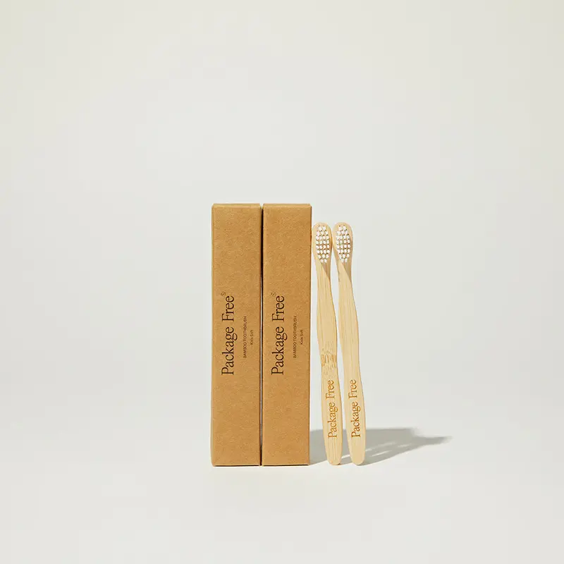 Compact Bamboo Toothbrushes – 2-Pack 1
