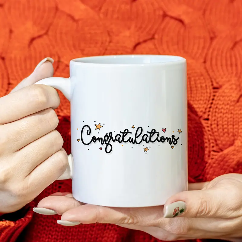 Congrats & Cheers Celebration Mug 1
