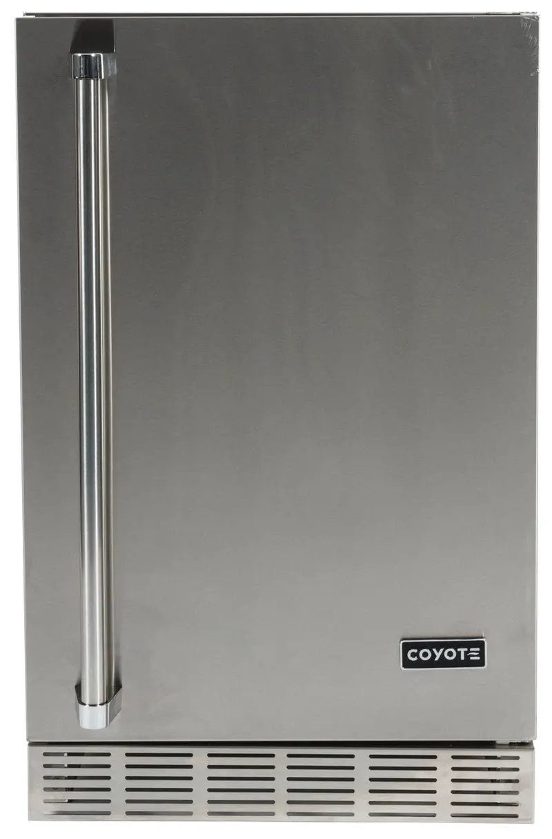 Coyote 21" Outdoor Refrigerator With Secure Solid Door 1