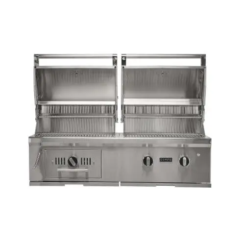 Coyote 50-Inch Built-In Hybrid Grill: Gas + Charcoal Dual-Fuel Configuration 1