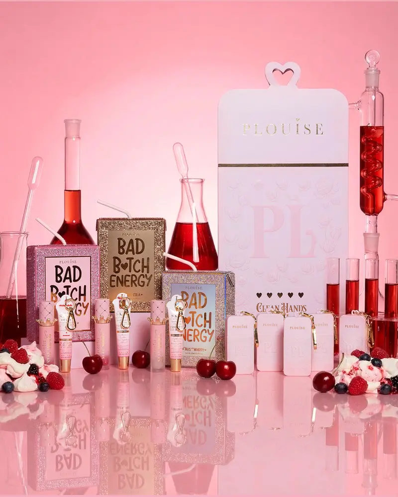 Crystal Shine Lip Trio + Hand Cleansing Spray Pr Gift Set 1