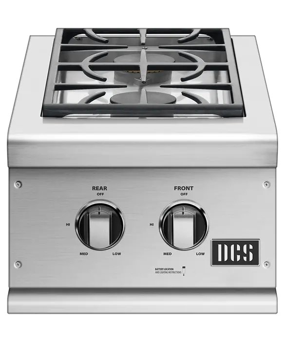 Dcs 14-Inch Double Side Burner – Series 7 Stainless Steel Assembly 1