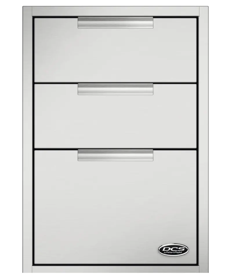 Dcs Triple Tower Drawer Module For Outdoor Kitchens 1