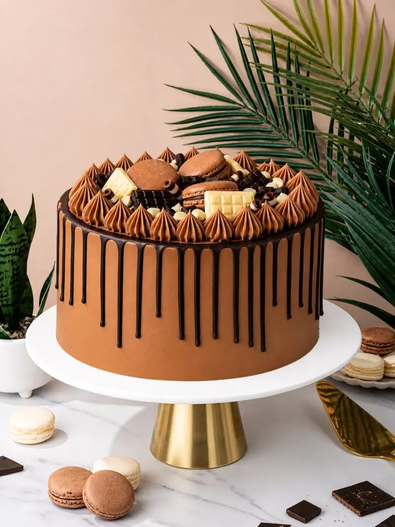 Decadent Chocolate Celebration Cake – Luxe Layered Dessert 1