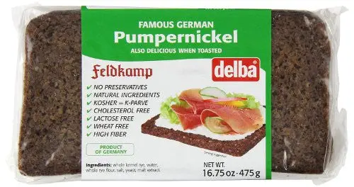 Delba Traditional Pumpernickel Bread – 16.75 Oz (475 G) 1