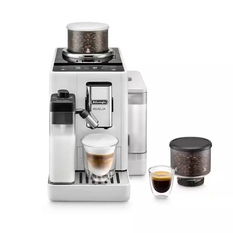 De'Longhi Rivelia Fully Automatic Espresso Machine – White Finish 1