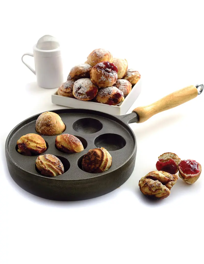 Deluxe Cast Aluminum Aebleskiver Pan With Nonstick Surface 1