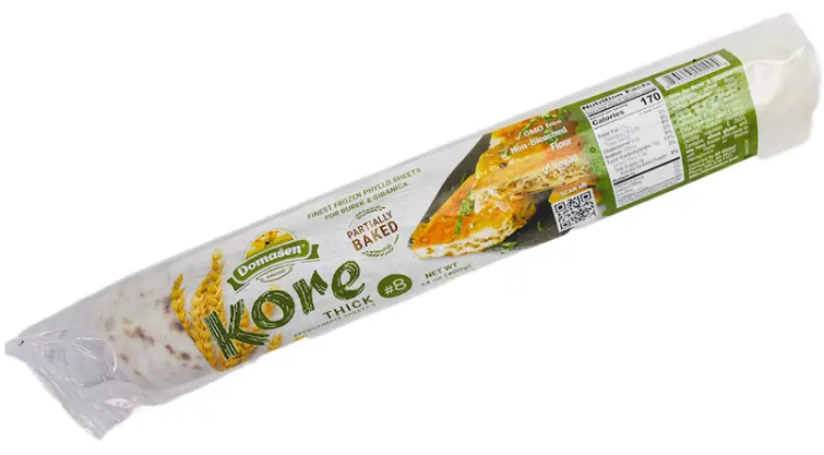 Domasen Partially Baked Phyllo Sheets – 400G Package 1