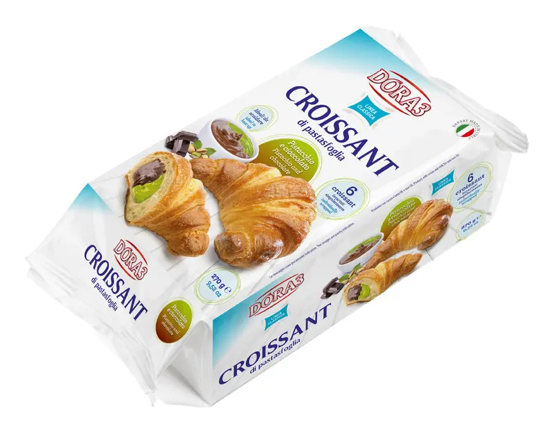 Dora Pistachio-Chocolate Filled Croissants – 6 Pcs (270 G / 9.52 Oz) 1