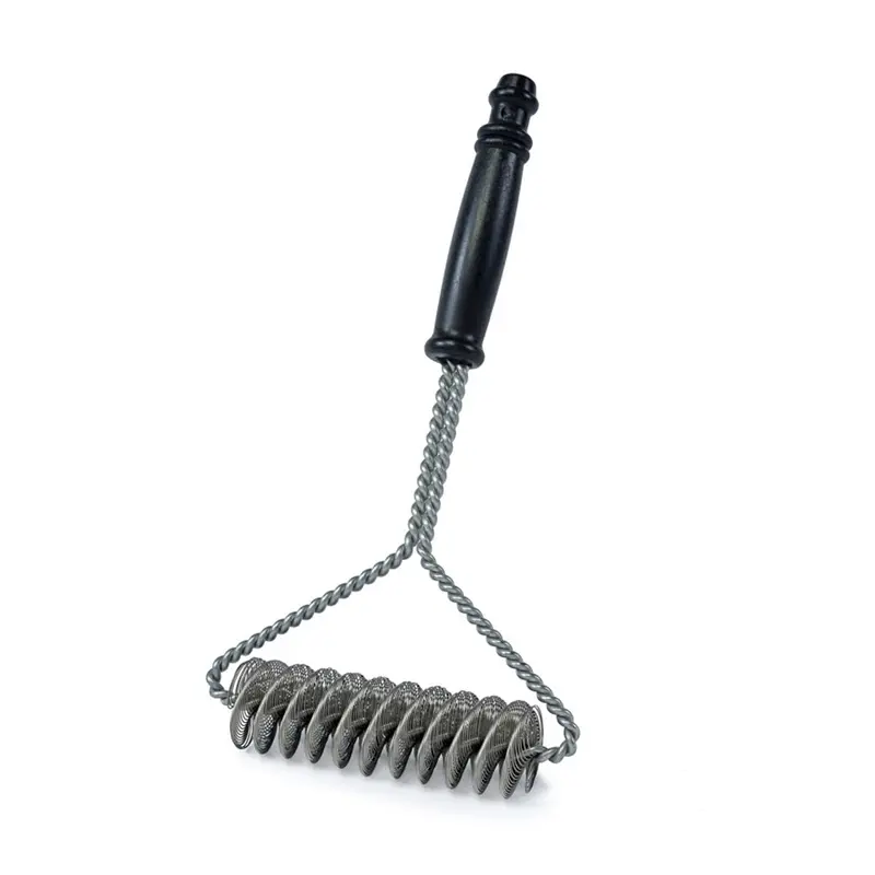Double-Helix Bristle-Free Bbq Grill Brush – 12-Inch Heavy-Duty Cleaner 1