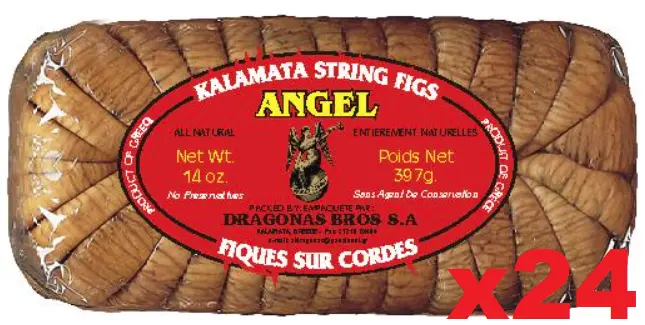 Dragonas Kalamata Dried Figs – 24-Pack Case (400G / 14 Oz Boxes) 1