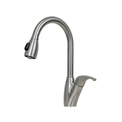 E-Stainless Cascade Kps3030 Sink Bundle Featuring Soap Dispenser, Strainer, Grates, And Large Right-Bowl M601R Drain 1