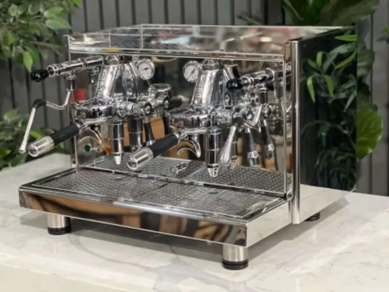 Ecm Mechanika Ii 2-Group Chrome-Finished Espresso Machine 1
