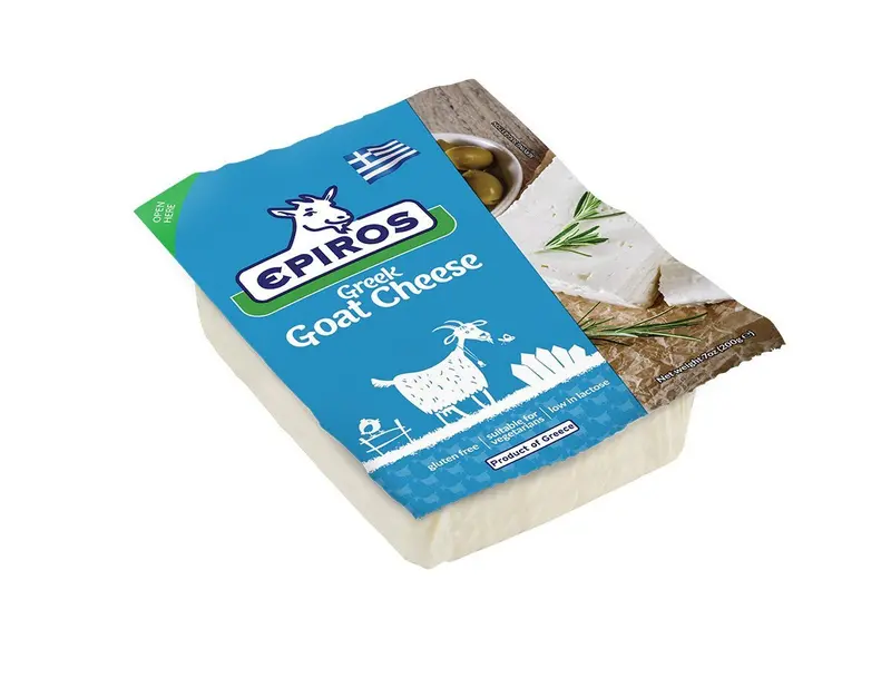 Epiros Traditional Goat Feta Cheese – Authentic Greek Brined Feta, 150G 1