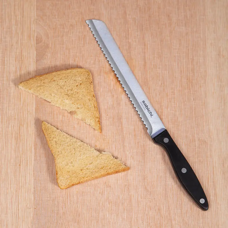 Essential Serrated Bread Knife – Full-Tang Stainless Steel Blade 1