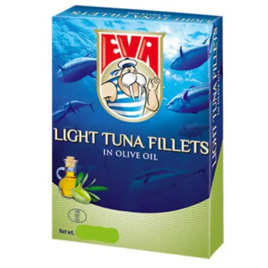 Eva Tuna Fillets In Premium Olive Oil, 3.5 Oz (100 G) 1