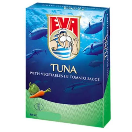 Eva Tuna Fillets In Tomato Sauce With Vegetables – 3.5 Oz (100G) 1