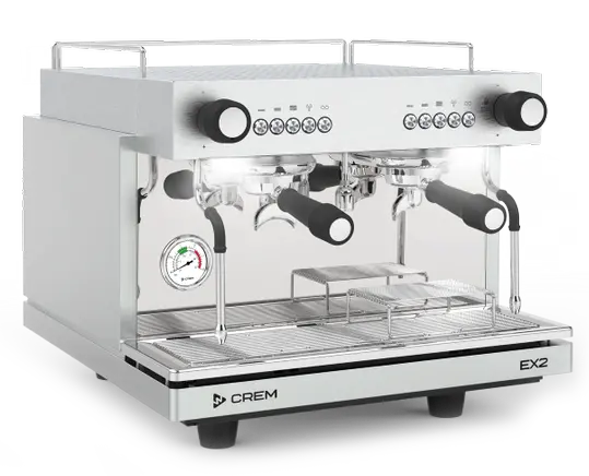 Expobar Crem Ex2 White Compact 2-Group Espresso Machine 1