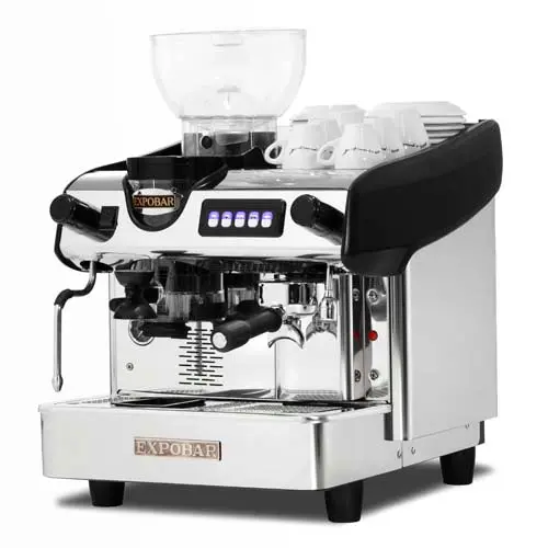 Expobar Megacrem Stainless & Pearl 1-Group Espresso Machine 1
