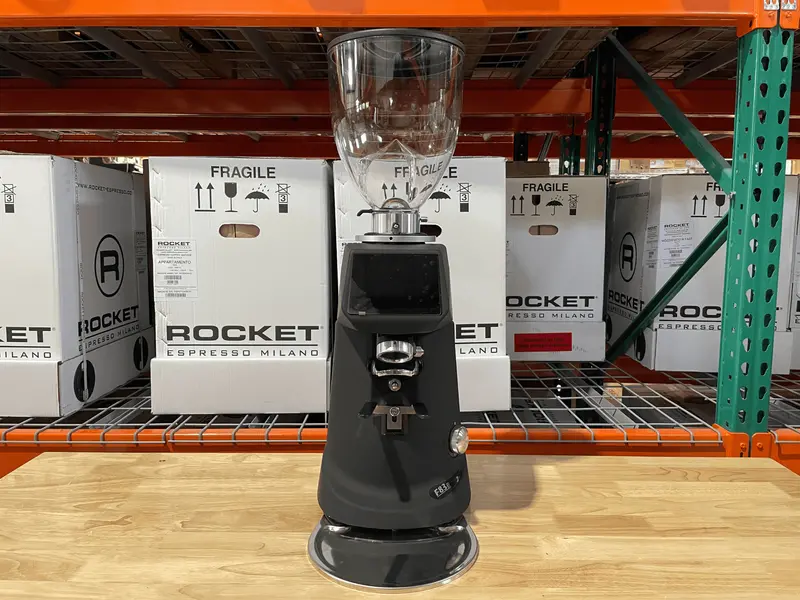 F83 E Dark-T Espresso Grinder – Matte Black Open-Box Version 1