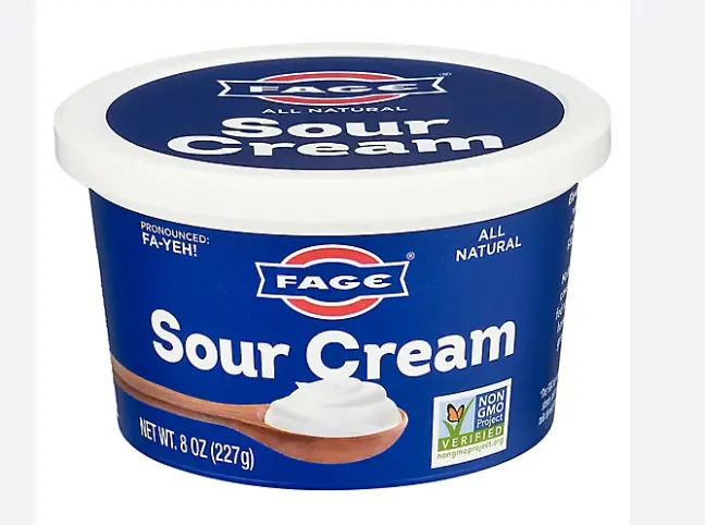 Fage Traditional Sour Cream – 8 Oz (227G) Tub 1
