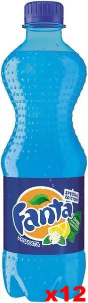 Fanta Shokata Elderberry-Lemon Sparkling Drink – Case Of 12 Cans (450Ml Each) 1