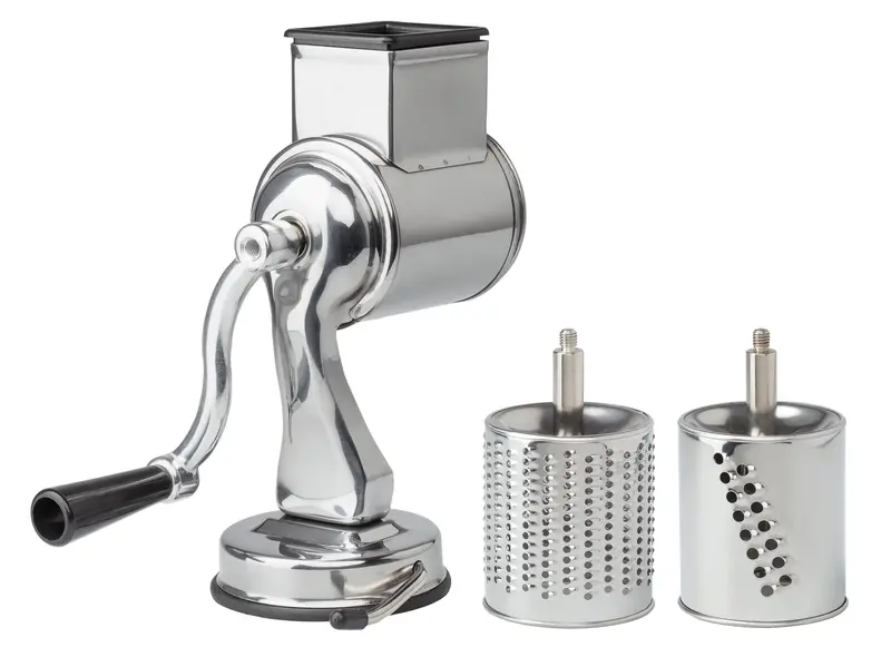 Fante’S Cousin Nico’S Dual-Grate Tool – Fine & Coarse Stainless Steel Grater With Suction Base 1