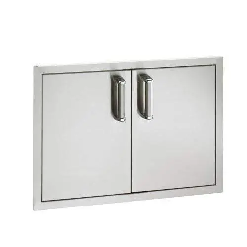 Fire Magic Double Access Door Cabinet With Integrated Trash Tray And Dual Storage Drawers 1