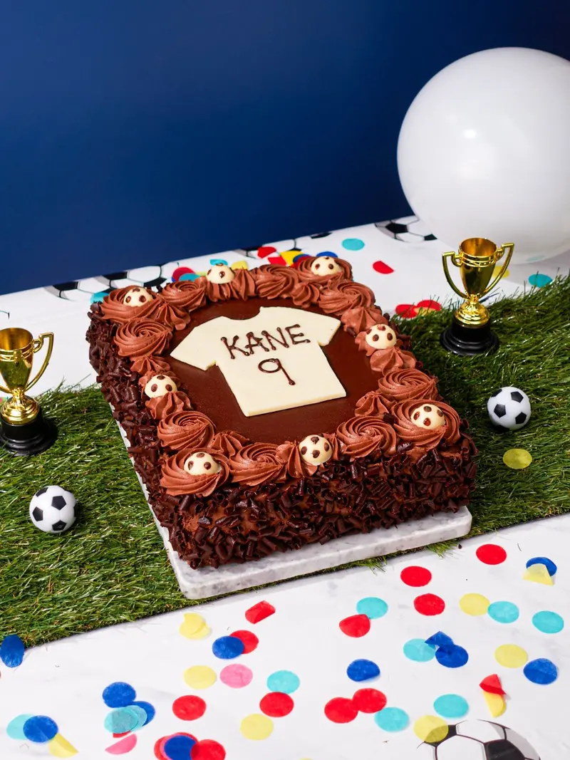 Football-Themed Chocolate Cake 1