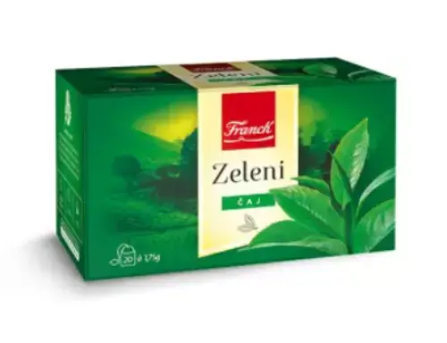Franck Green Tea – 20 Individually Wrapped Bags (1.75 G Total) 1