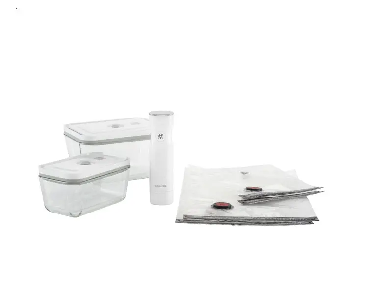 Fresh & Save Vacuum Sealing Starter Kit – 7-Piece Glass Container Set With Pump 1