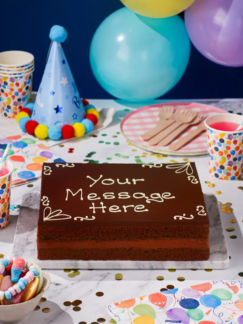 Fun Chocolate Party Celebration Cake 1