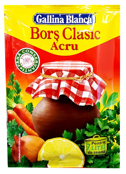 Gallina Blanca Borscht Vegetable Mix – Ready-To-Use Traditional Soup Base, 20G Packet 1