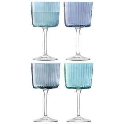 Gems Lead-Free Wine Glasses – Set Of 4 Elegant Tulip-Shaped Red & White Varietal Glasses 1